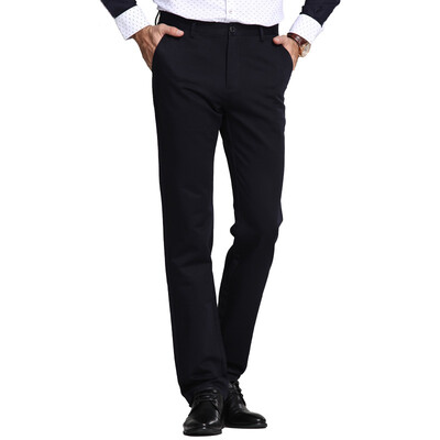 

Paul Fadi BAOLUOFADI Business Casual Pants Male Comfort Straight Long Pants 125309508 Cyan 34