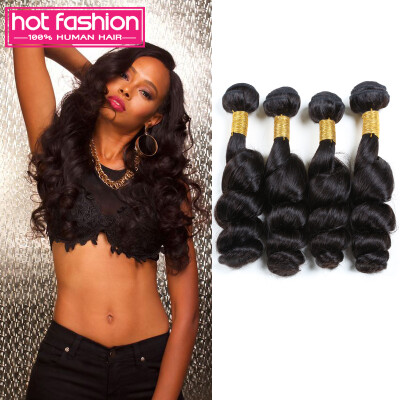 

2017 Hot Fashion Peruvian Loose Wave 8A Grade Virgin Unprocessed Human Hair Weave Cheap Peruvian Virgin Hair 4 Bundle Deals