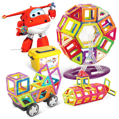 

Audi Diamonds (AULDEY) 200 sets of super Fei Xia Variety pull three-dimensional fight puzzle children building blocks magnetic bui