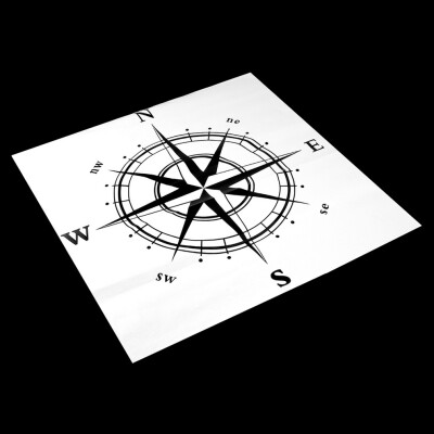 

Removable Compass Vinyl Wall Stickers Decal Art Decor Bedroom Livingroom