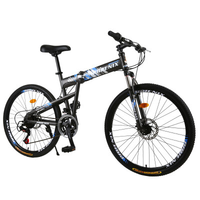 

Phoenix 26 inches mountain bike 27 speed folding shock-absorbing bicycle men and women student bike