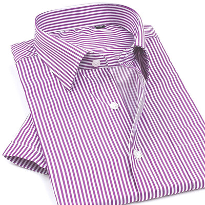 

Summer mens business casual short-sleeved shirt