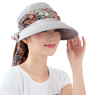 

Jingdong supermarket Lan Shiyu M4008 sun hat female spring&summer can be folded sun sun hat white