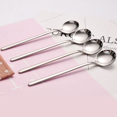 

Sunshine flying song 304 stainless steel coffee spoon round head spoon coffee cup stirring spoon gift box four sets of character models