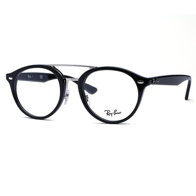 

RayBan Ray Ban очки кадра мужская и женские модели моды черные оптические оправы круглой рамки миопии RX5354F 2000 52mm