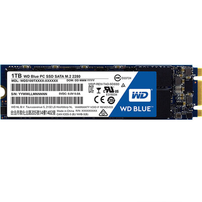 

Western Digital (WD) Blue Series 500G твердотельный накопитель (WDS500G1B0A)
