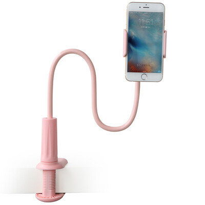 

Locke ROCK lazy stent mobile phone stand bedside clip for Apple Huawei OPPO millet ViVO&other Princess powder