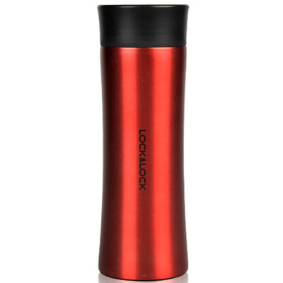 

LOCK & LOCK outdoor insulation cup palm insulation cup vacuum anti-skid stainless steel student cup LHC4027R red 300ML