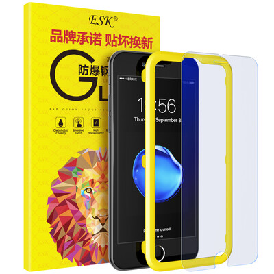 

ESK iPhone8 / 7 / 6s / 6 закаленная пленка Apple 8/7 / 6s / 6 анти-синяя стеклянная пленка 0,15 мм мобильный телефон HD взрывозащищенная защитная пленка-JM125