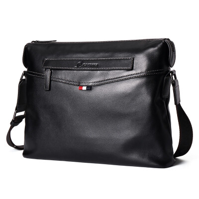 

Alpina Kangaroo (L'ALPINA) Shoulder Bag Men's Leather Business Handbag Multifunctional Leather Men's Messenger Bag Korean casual male bag 662032004 Black