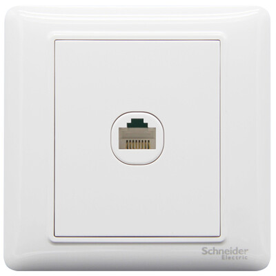 

Schneider Schneider switch socket computer TV socket panel Rui Rui series of white