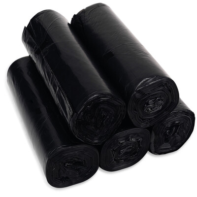 

Deli 33071 Large garbage bag 50 × 60cm 5 rolls 150psc black