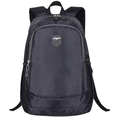 

Jingdong supermarket] Hendry (Handry) fashion leisure junior high school students schoolbags men and women Italian high backpack primary school students bag Y0724 black