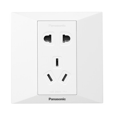 

Panasonic Panasonic 86-type switch socket 10A five-hole socket Jane still series WMW122 elegant white