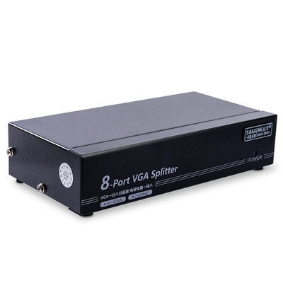 

Shanze (SAMZHE) HV-808W VGA-сплиттер 8 (250MHZ) в восемь видеоразделов высокой четкости один восемь компьютерных телевизоров 1 минута 8/1 перетащить 8 / делитель