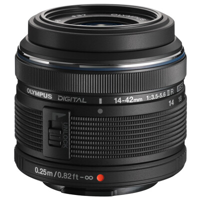 

Olympus (OLYMPUS) M.ZUIKO DIGITAL 14-42 мм f / 3.5-5.6 II R Стандартный зум-объектив (черный)