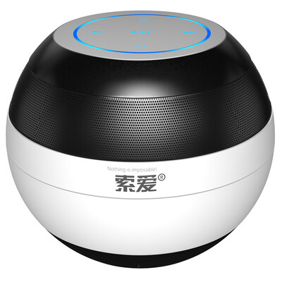 

Sony Ericsson S-45 Bluetooth Speaker Mini Subwoofer Computer Small Audio Outdoor Mobile Phone Smart Card Player Car Colorful Light Wisdom Black