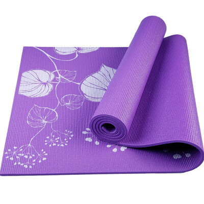 

Gold La La 6mmPVC printing yoga mat anti-skid fitness mat pink lotus