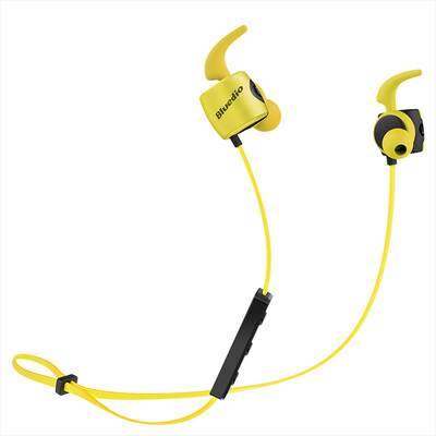 

Blue string TE wireless motion Bluetooth headset music headset mini compact wireless headset general type ear type vitality yellow