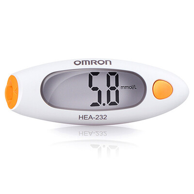 

OMRON Blood Glucose Meter HEA-232 25 test strips 25 needles