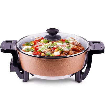 

9 Yang home multi-function electric hot pot non-stick electric wok Korean electric cooker JK-45H02