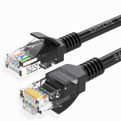 

Shanze (SAMZHE) SH-1015 высокоскоростной ультра-пяти CAT5e сетевой кабель 100 Gigabit сетевой кабель компьютерная перемычка супер 5 класс готовый кабель черный 1,5 м
