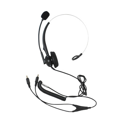 

IMCOSMOS A10-Pc office call headset headset for call center customer service operator headset computer dual plug