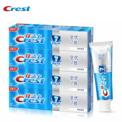 

Crest deep clean toothpaste ultra white Complete multiple-effect teeth antibacterial Anti bad breath tooth Paste 90g4pcs