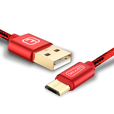 

Tulas TORRAS Andrews data cable charging cable for millet oppo Huawei usb line fast enough to fly the car lucky red 1 m