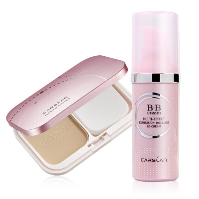 

Card blue (Carslan) multi-effect makeup group (BB cream 30g + powder 9g