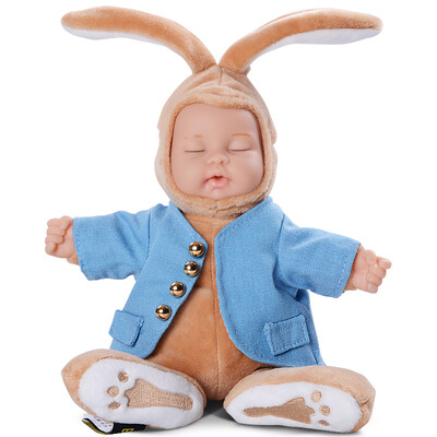 

BIEBER Peter Rabbit sleep baby comfort baby plush doll toy simulation baby comfort toys ice orange
