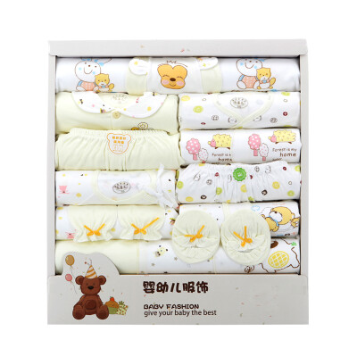 

Baby Baby Gift Set Newborn Clothes Baby Underwear Set 20pcs Set 3111 Yellow