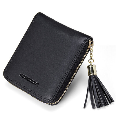 

Old head (LAORENTOU) female wallet new fashion lady short paragraph pure color ticket folder wallet 228J003L1D rice white