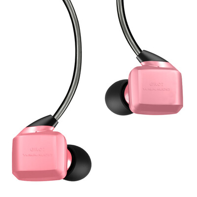 

Wisconsin VSONIC GR07X strong low-frequency professional HIFI in-ear style earphone pink