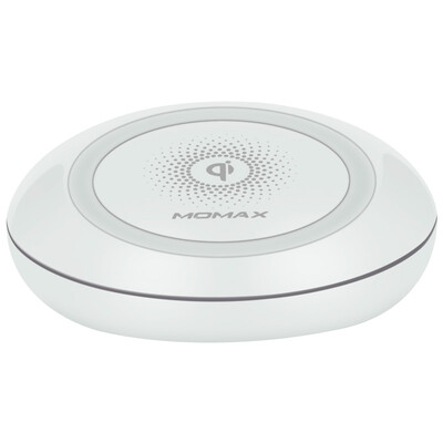 

MOMAX Apple Wireless Charger QC20 fast charging wireless charging stand Support iPhone8 X Samsung S8 note8&other white