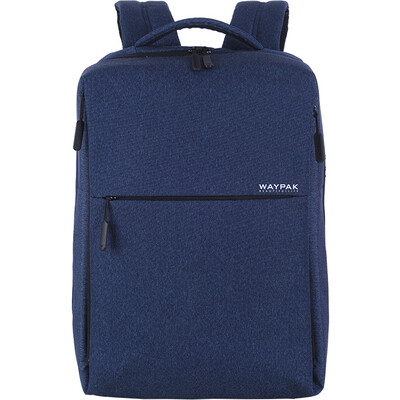

Weibake WAYPA backpack computer bag city backpack fashion backpack 15 inch laptop bag business student dual purpose backpack bag blue