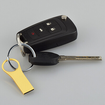 

Gold Metal Key USB Flash Drive Mini 2.0 Pen Drive 32GB