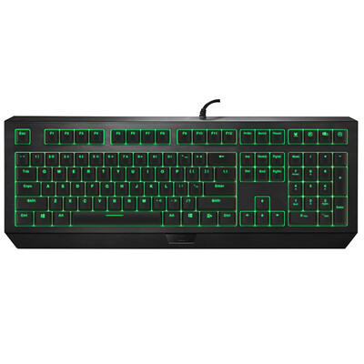 

Rapo V510PRO Подсветка Водонепроницаемая игровая машина Клавиатура Игровая клавиатура с подсветкой Черная зеленая ось