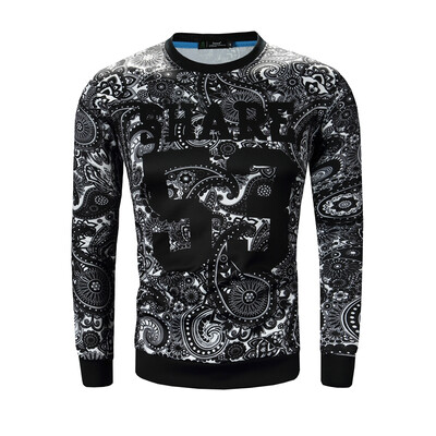 

Men Long Sleeves Cotton Printed Sweatshirt Hoodie