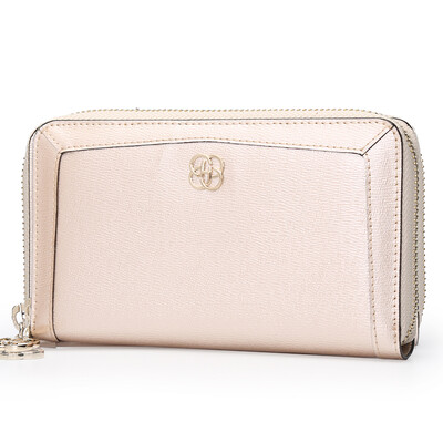 

Г-жа Red Valley Hongu кошелек кожаный кошелек женщины Большие Zip Clutch Бежевый H31102940