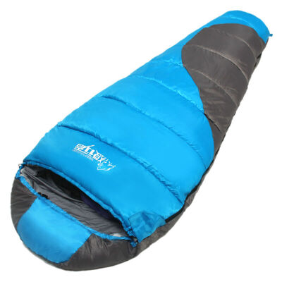 

Wolf walker outdoor camping adult mummy mummy-style warm cotton sleeping bag red