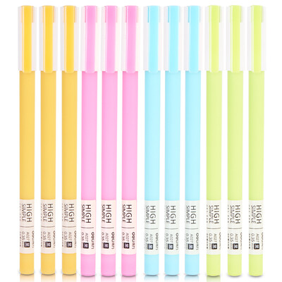 

Deli full needle 035mm black student pencil water pen pen 12 pcs box A027