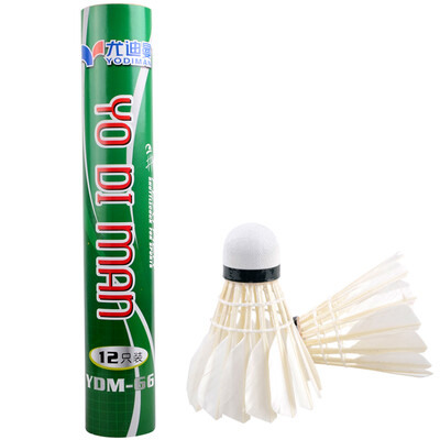 

Udman yodiman badminton 77 speed 12 fitted with goose feathers