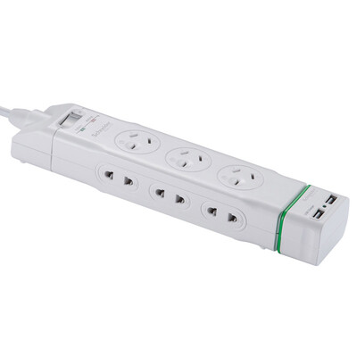 

Schneider Electric (Schneider Electric) ряд из семи противоударных устройств с зарядным портом USB 1,8 метра линии P6U-CN