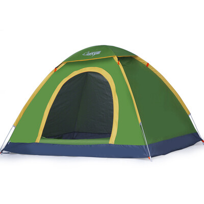 

Wolf Walker speed open automatic tent outdoor double family set sunscreen double camping camping fruit green