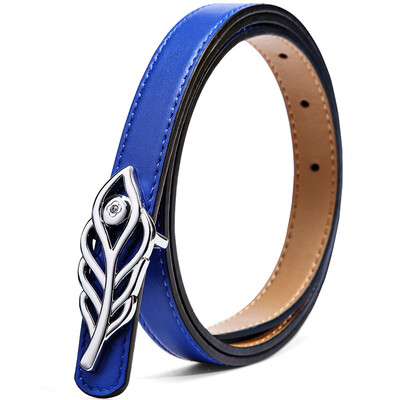 

Crocodile CROCODILE Women&39s Buckle Buckle Korean Belt 14673002-08 Blue