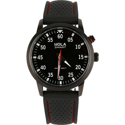 

HolaSmart X1 Euler Smart Sport Watch Швейцарский механизм Мужские часы Черный Мужские часы Спортивное ручное кольцо Водонепроницаемый телефон напоминание Пульт дистанционного управления Фото