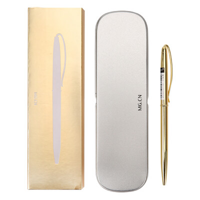 

Morning light M & G single loaded 07mm black gold shell metal ball pen ABPY1501