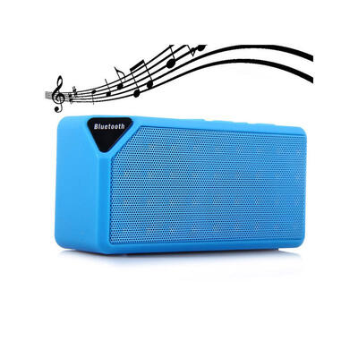 

Mini Bluetooth Wireless Speaker X3 TF USB FM Radio Portable Music Sound Box Subwoofer Loudspeakers with Mic for iOS Android
