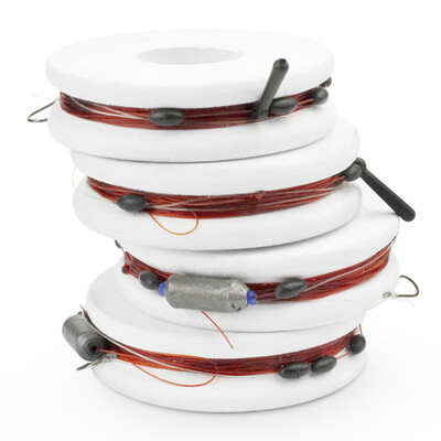 

Vickers WEIS hand-tied to facilitate the line group more specifications tied to the fish line fishing line main line sub-line fishing line set a group of four with double hook 6.3M2.5 #